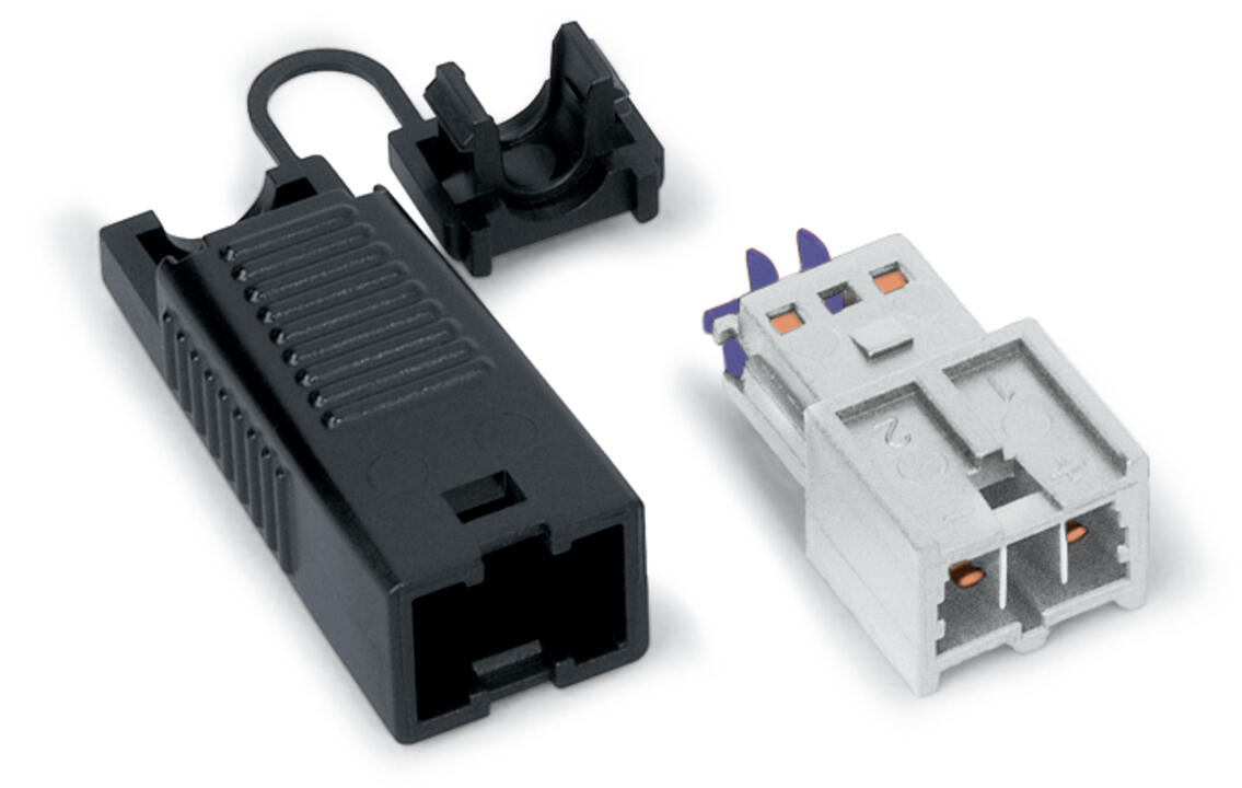 WAGO Steckverbinder Gebäude Stecker 2p Serie 893 893-1032 Federzug 50V 3A 7mm
