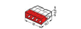 WAGO Steckklemme 4f 450V 24A 0,5-2,5qmm 2273-204/995-020 f.Massivleit