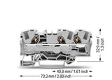 WAGO Reihenklemme 1Etage 3kl br 41A TS35 Serie 2006 2006-1301/000-014