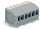 WAGO Printklemme 6f 1re sw RM=3,5 Serie 805 805-306/200-604/997-406 Federz