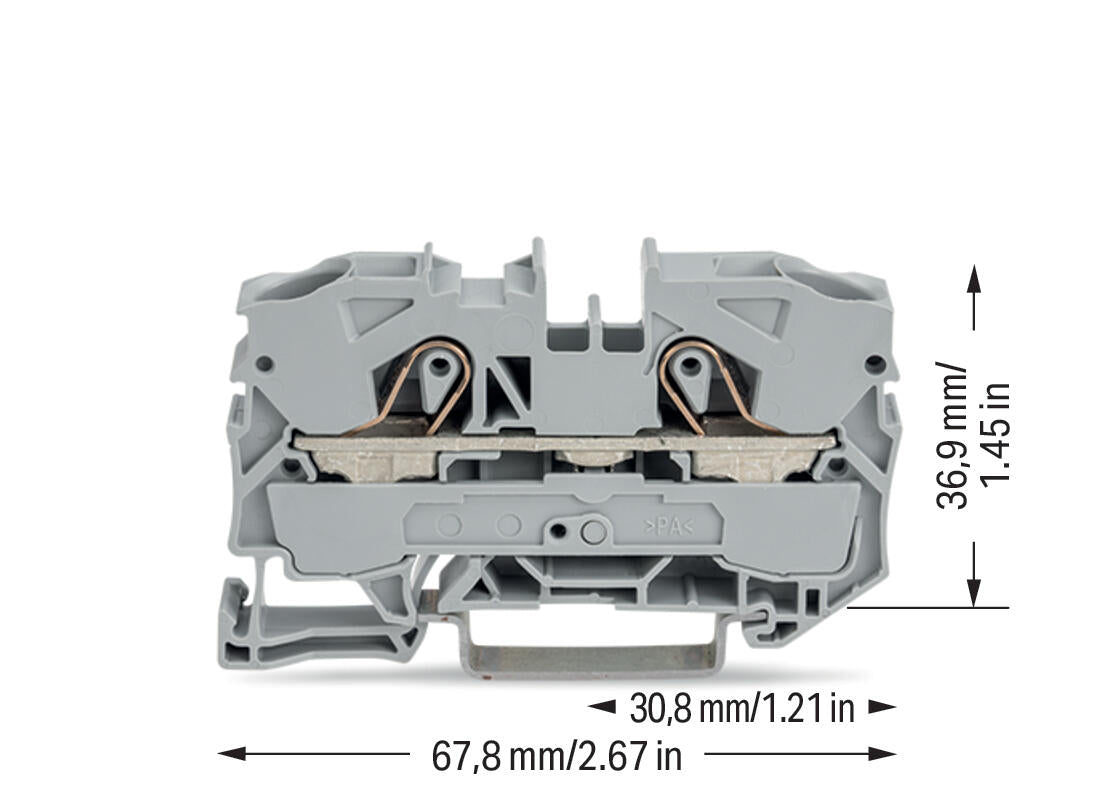 WAGO Reihenklemme 1Etage 2kl mehrf 57A Serie 2010 2010-1201/000-053 TS35