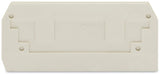 WAGO Abschl/Zwischenplatte rastb lgr Serie 284 284-330