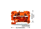 WAGO Reihenklemme 1Etage 2kl or 32A TS35 Serie 2004 2004-1202