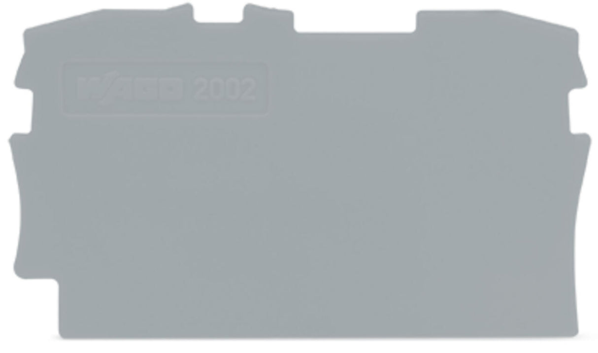 WAGO Abschl/Zwischenplatte rastb gr Serie 2002 2002-1291