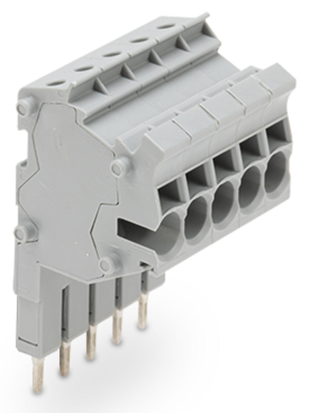 WAGO Reihenklemmenverbinder 0,25-4qmm 5p Serie 2002 2002-555 24A 5p/ohne PE