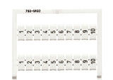 WAGO Klemmenmarkierung gr RM=5mm 1-10 Serie 793 793-602/000-007 vert