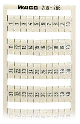 WAGO Klemmenmarkierung vi RM=4mm 1-50 Serie 209 209-766/000-024 vert