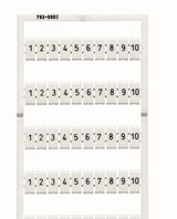 WAGO Klemmenmarkierung gr RM=5mm 1-10 Serie 793 793-5502/000-007 horiz