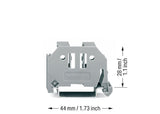 WAGO Endklammer/halter Kst TS35 Serie 249 249-117 schraublos