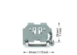 WAGO Endklammer/halter Kst TS35 Serie 249 249-116 schraublos