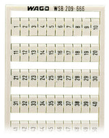 WAGO Klemmenmarkierung ws RM=5mm 1-50 Serie 209 209-666 vert