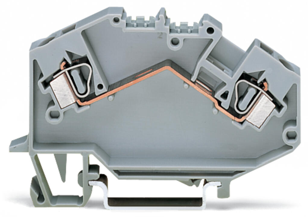 WAGO Reihenklemme 0,08-4qmm 1Etage 2kl Serie 781 781-601 gr 32A TS35