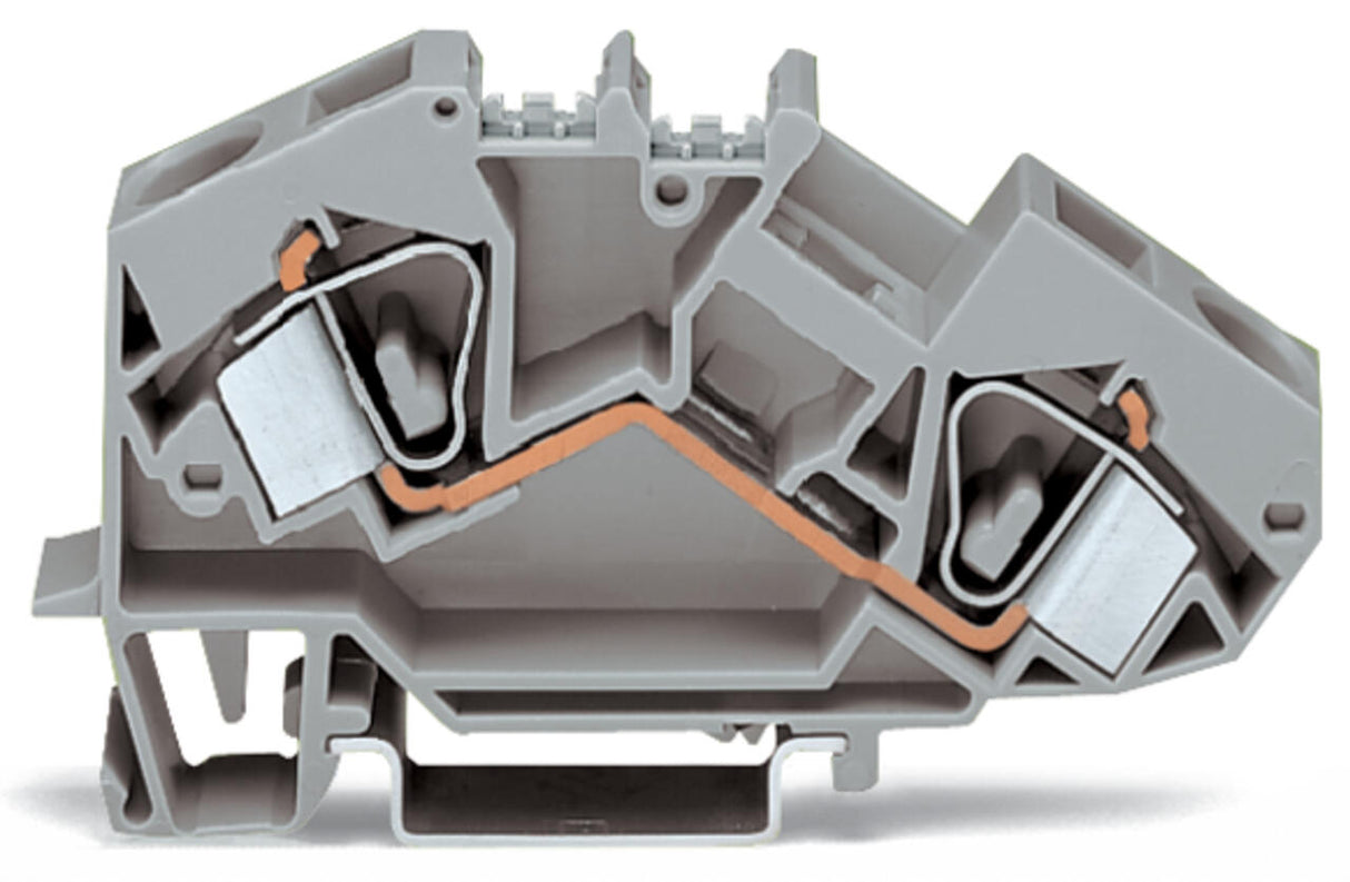 WAGO Reihenklemme 1Etage 2kl lgr 68A Serie 783 783-992 TS35