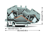 WAGO Reihenklemme 0,2-16qmm 1Etage 2kl Serie 783 783-601 gr 76A TS35
