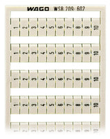 WAGO Klemmenmarkierung ws RM=5mm 1-10 Serie 209 209-602 vert