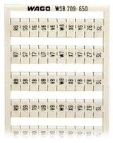 WAGO Klemmenmarkierung ws RM=5mm vert Serie 209 209-650 R6/S6/...Z10/SL