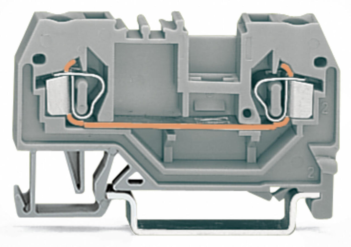WAGO Reihenklemme 0,08-2,5qmm 1Etage 2kl Serie 280 280-901 gr 24A TS35