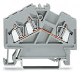 WAGO Reihenklemme 0,08-2,5qmm 1Etage 3kl Serie 280 280-641 gr 24A TS35