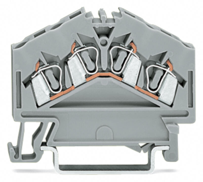 WAGO Reihenklemme 0,08-2,5qmm 1Etage 4kl Serie 280 280-946 or 24A TS35