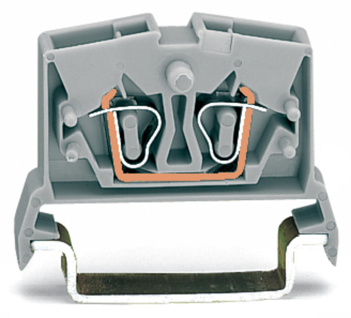 WAGO Reihenklemme 0,08-2,5qmm 1Etage 2kl Serie 264 264-711 gr 24A TS35