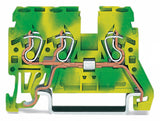WAGO Schutzleiter-Reihenklemme gn/ge Serie 870 870-687 0,08-2,5qmm 1Etage