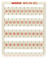 WAGO Klemmenmarkierung ws RM=5mm vert Serie 209 209-653 10/20-50