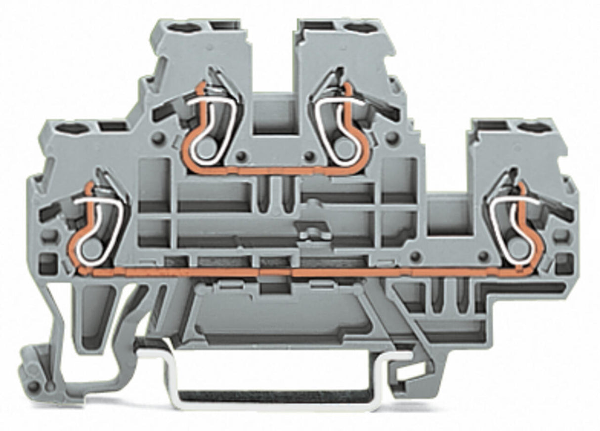 WAGO Reihenklemme 2Etagen 2kl gr 24A Serie 870 870-503 TS35