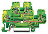 WAGO Schutzleiter-Reihenklemme gn/ge Serie 870 870-507 0,08-2,5qmm 2Etagen