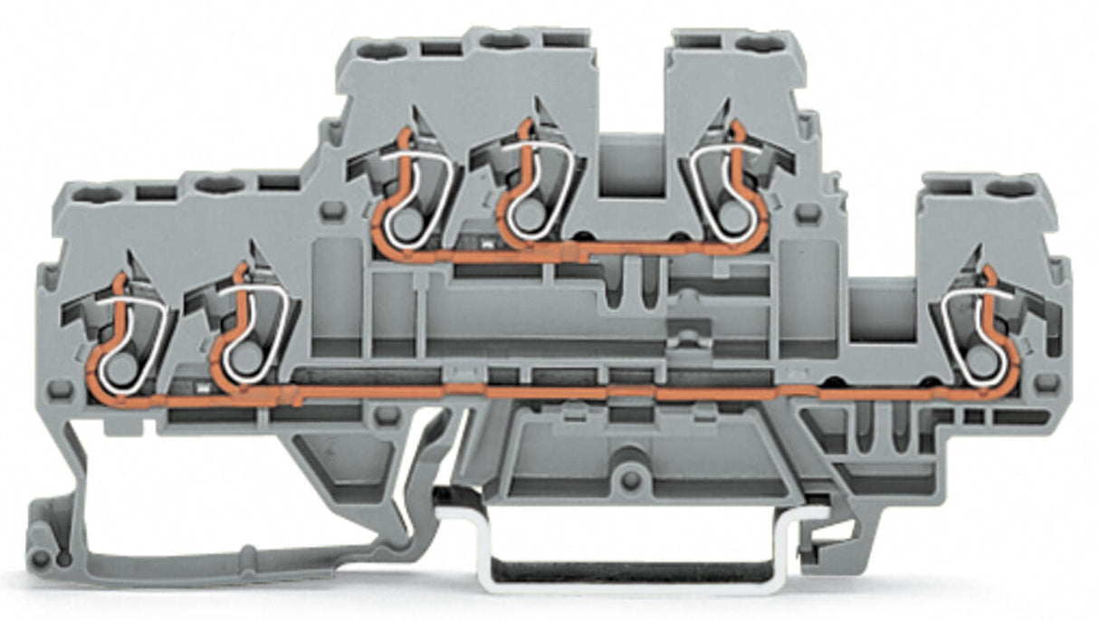 WAGO Reihenklemme 2Etagen 3kl gr 24A Serie 870 870-533 TS35