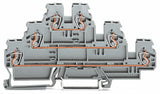 WAGO Reihenklemme 3Etagen 2kl gr 24A Serie 870 870-553 TS35