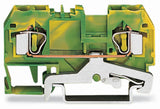 WAGO Schutzleiter-Reihenklemme 0,08-4qmm Serie 281 281-907 gn/ge 1Etage TS35