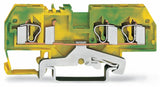 WAGO Schutzleiter-Reihenklemme 0,08-4qmm Serie 281 281-687 gn/ge 1Etage TS35