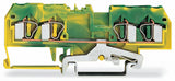 WAGO Schutzleiter-Reihenklemme 0,08-4qmm Serie 281 281-657/999-950 gn/ge 1Etage