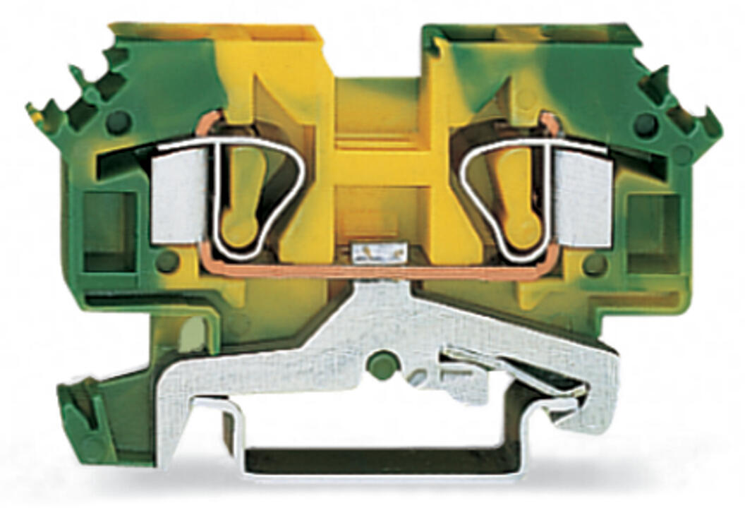 WAGO Schutzleiter-Reihenklemme 0,2-6qmm Serie 282 282-607/999-950 gn/ge 1Etage