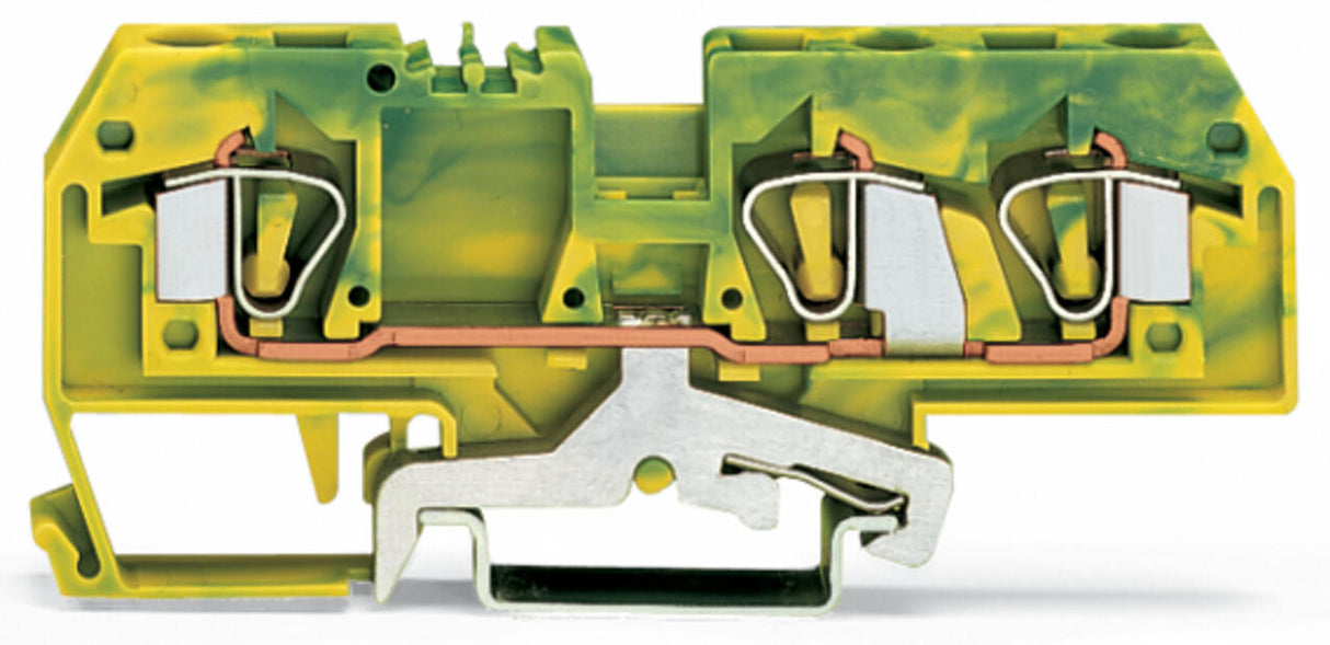 WAGO Schutzleiter-Reihenklemme 0,2-6qmm Serie 282 282-687 gn/ge 1Etage TS35