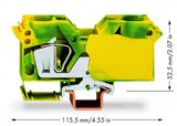 WAGO Schutzleiter-Reihenklemme 6-35qmm Serie 285 285-607/999-950 gn/ge 2Etagen