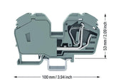WAGO Reihenklemme 6-35qmm 1Etage 2kl gr Serie 285 285-635 125A TS35
