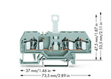 WAGO Trennreihenklemme gr 0,08-4qmm 10A Serie 281 281-683 1Etage