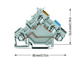 WAGO Initiator/Aktor-Klemme 3Etagen PNP Serie 280 280-560/281-434 0,08-2,5qmm