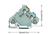 WAGO Initiator/Aktor-Klemme 2Etagen 20A Serie 280 280-564 0,08-2,5qmm