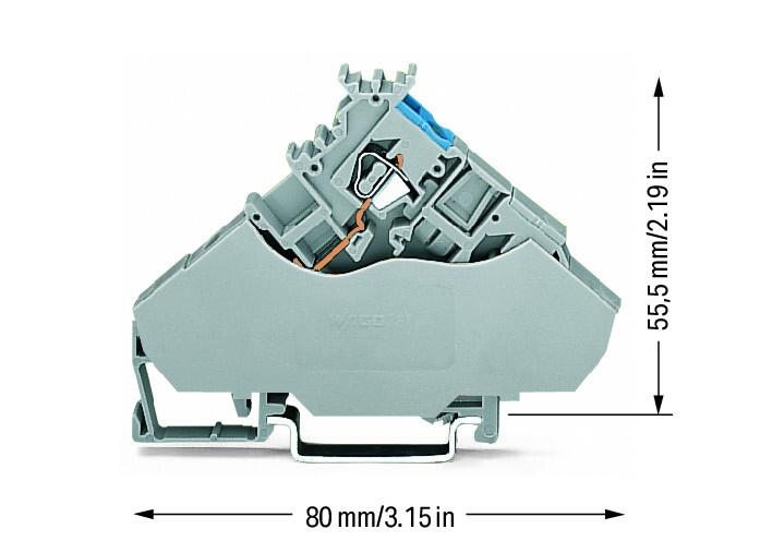 WAGO Initiator/Aktor-Klemme 2Etagen 20A Serie 280 280-568 0,08-2,5qmm