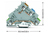 WAGO Initiator/Aktor-Klemme 2Etagen 20A Serie 280 280-574 0,08-2,5qmm
