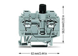 WAGO Sicherungs-Reihenklemme 0,2-6qmm Serie 282 282-128 G-Sich_6,3x32mm 10A