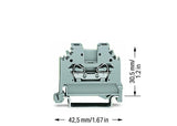 WAGO Reihenklemme 0,08-2,5qmm 1Etage 2kl Serie 280 280-101 gr 24A TS35