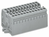 WAGO Klemmleiste 0,08-4qmm 24A 12p gr Serie 869 869-112 Thermopl 74,5mm