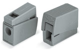 WAGO Leuchtenklemme 2f 400V 24A gr 224-101/995-015 0,5-2,5qmm f.Massivleit
