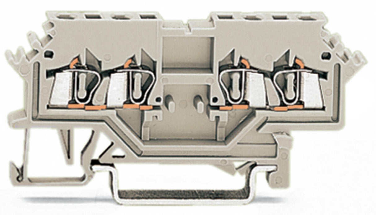 WAGO Reihenklemme 1Etage 4kl lgr 15A Serie 279 279-989 TS35