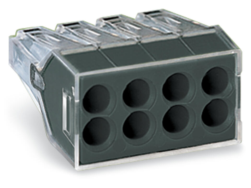 WAGO Steckklemme 8f 400V 24A 1-2,5qmm 773-108 f.Massivleit