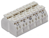 WAGO Klemmleiste 0,5-4qmm 32A 5p 60mm ws Serie 862 862-2625 Thermopl Federzug
