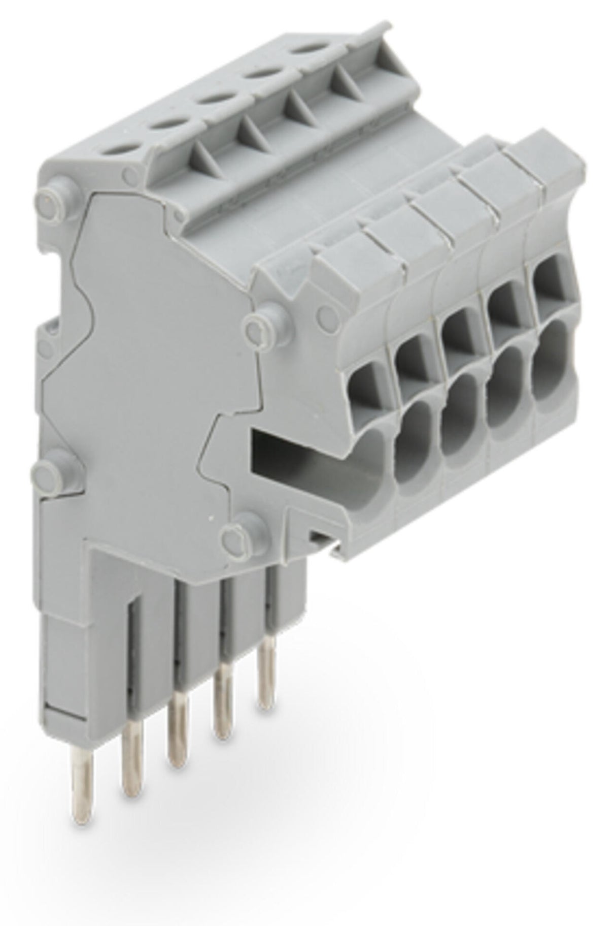 WAGO Reihenklemmenverbinder 0,25-2,5qmm Serie 2001 2001-555 18A 5p 5p/ohne PE
